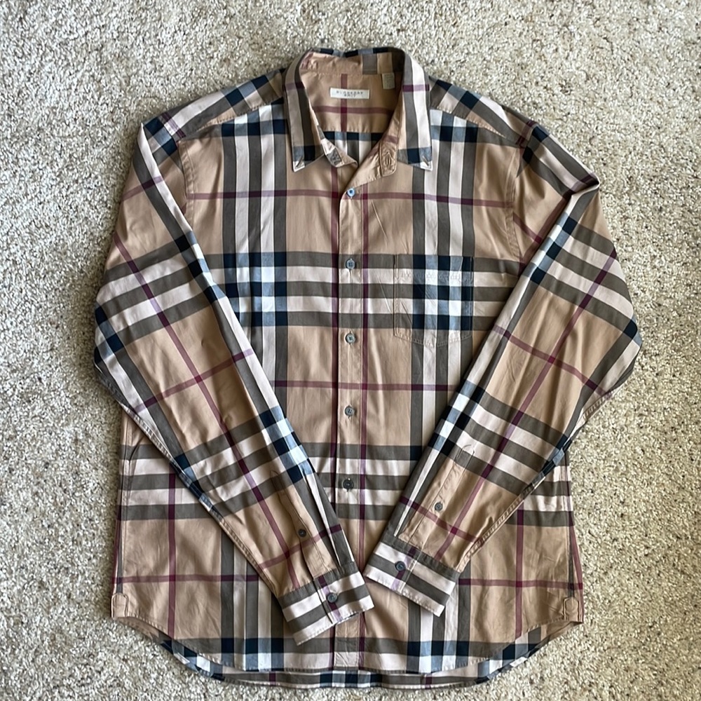 Men’s Burberry Brit button down- XL